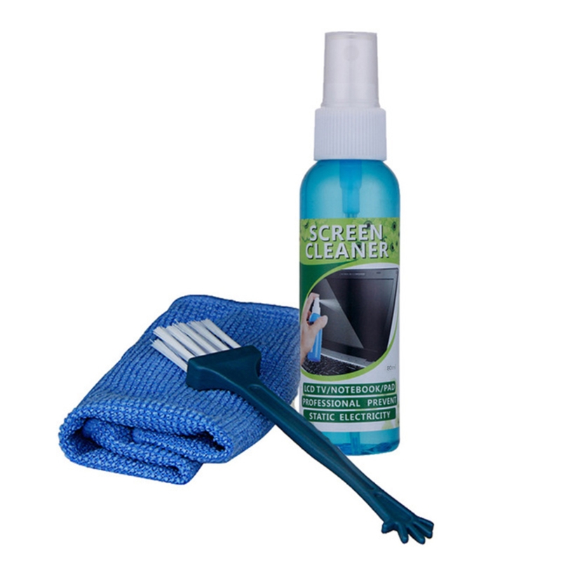 Screen Cleaner Spray - 1 Set Bürstentuch, Flüssigkeit, hochwertiges Bildschirmreinigungsset