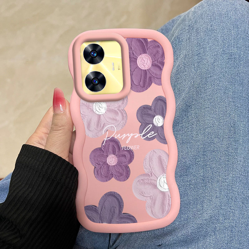 Realme Note 50 - Realme C55 Hülle mit rosa und