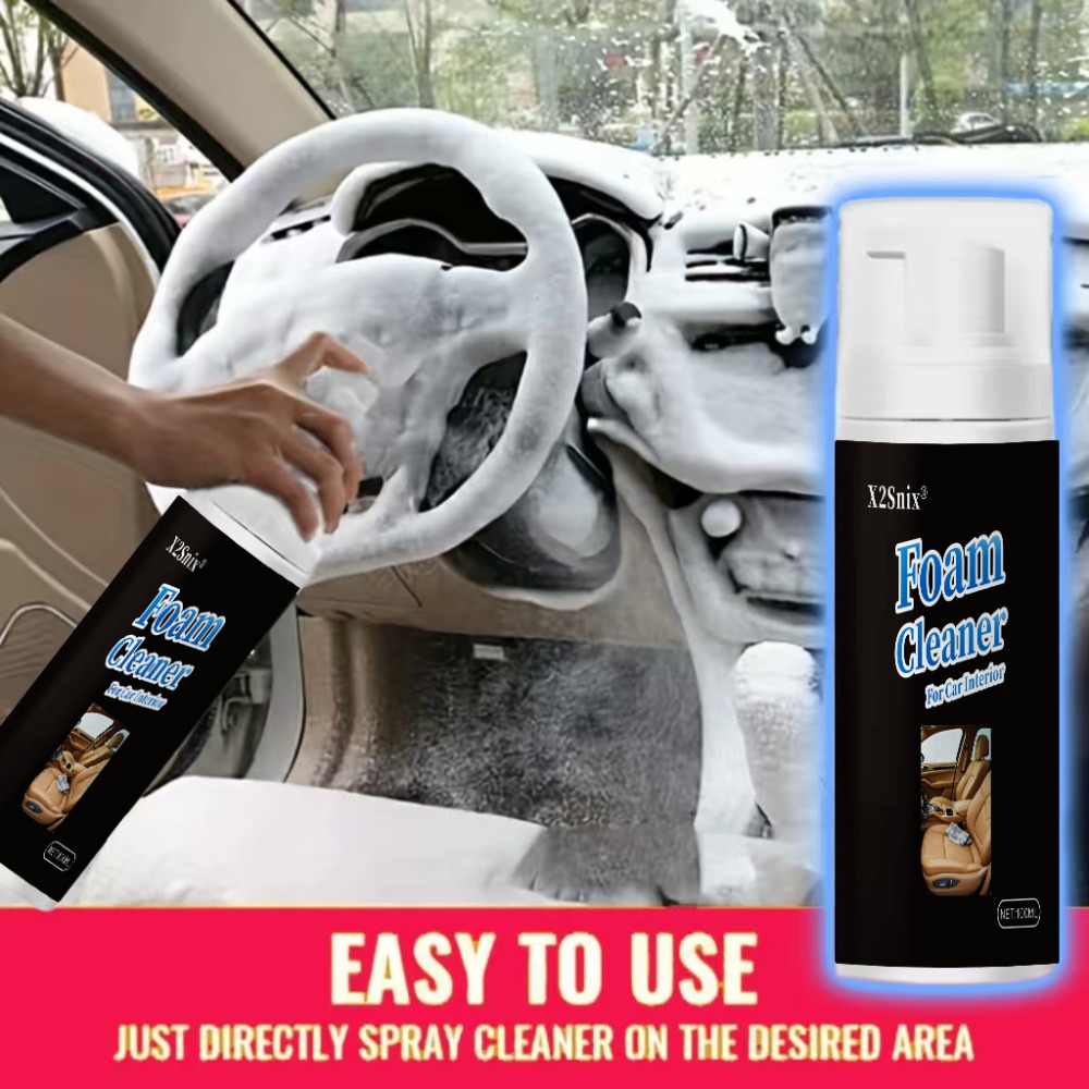 Screen Cleaner Spray - Neuer Multifunktionaler Schaumreiniger für Autoinnenräume, Fleckenentfernung