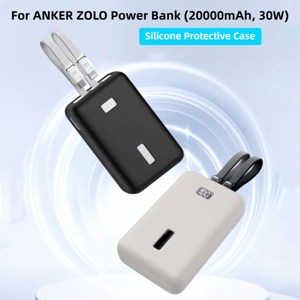Portable Charger 20000Mah - Tragbare Silikon-Ladehülle, stoßfest, a1681, Tragetasche, stoßfest,