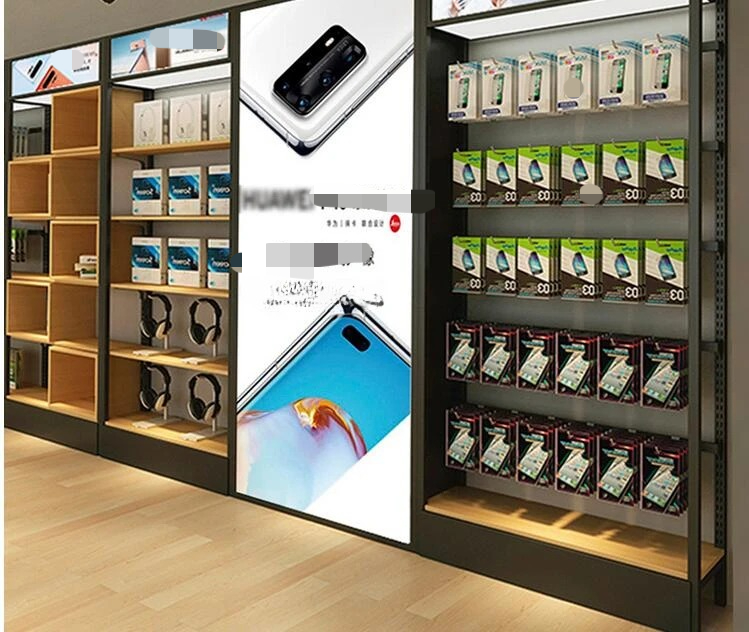 Phone Accessories Store - Handy-Vitrine 2, Handy-Recycling, Ladenzubehör, Thekenschrank, Präsentationsständer