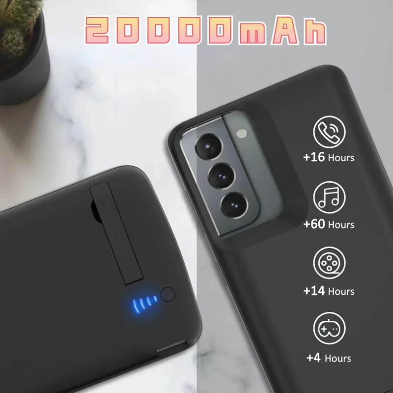 20000mAh Akku-Ladehülle für Sa – Portable Charger 20000Mah Bewertung und Preis