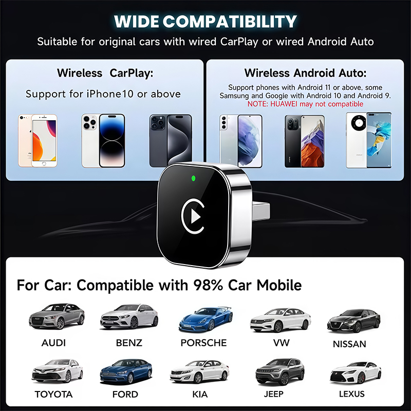2-in-1 Wireless CarPlay Adapte – Phone Accessories Online Bewertung und Preis