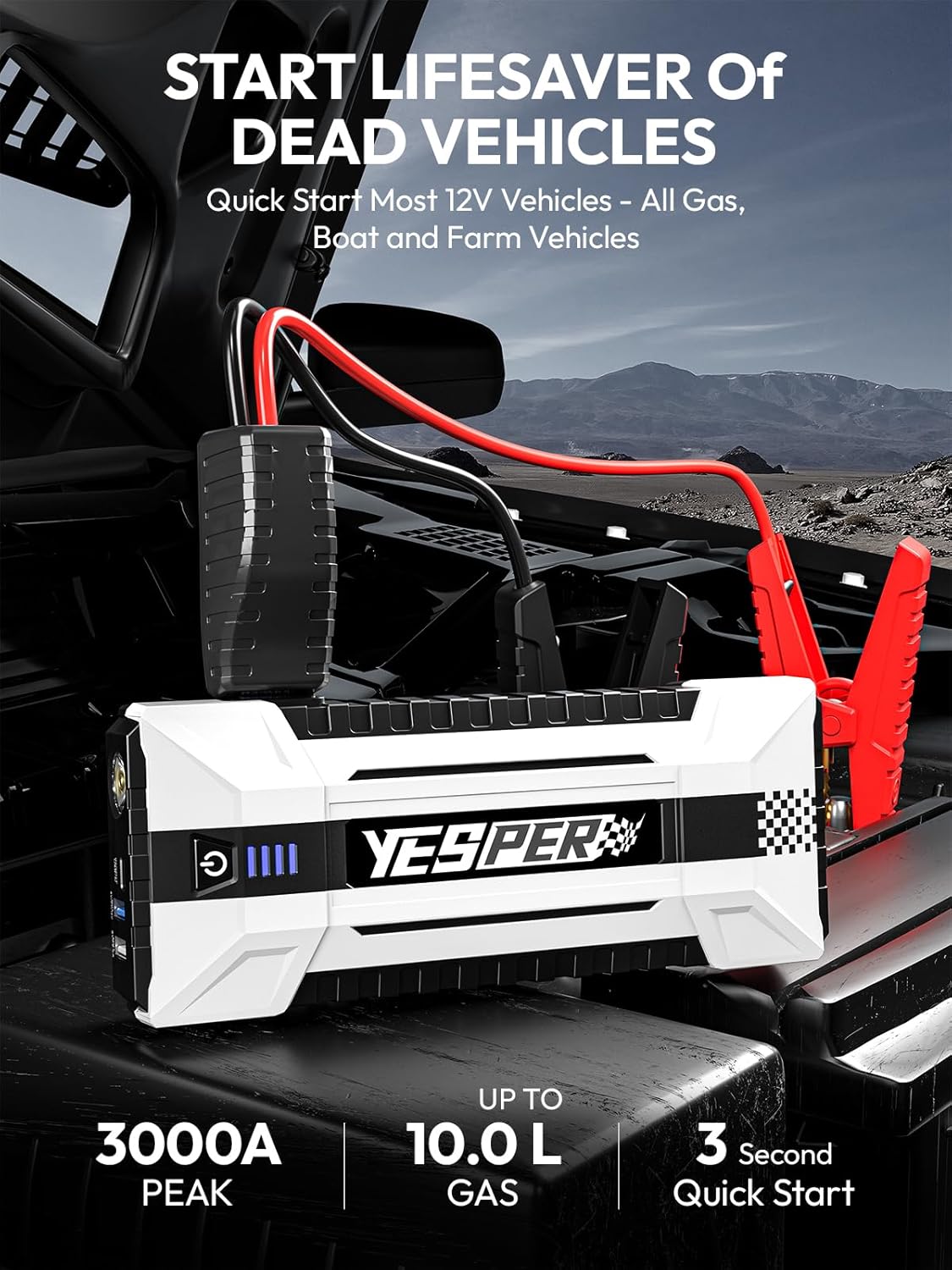 YEPSER YJS20 3000A Spitzenleis – Portable Charger 20000Mah Bewertung und Preis