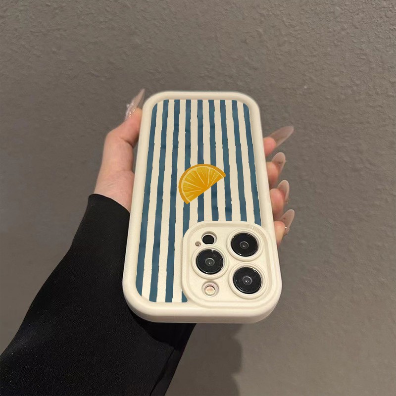 Gestreifte Zitronenscheiben-Mu – Phone Accessories List Bewertung und Preis