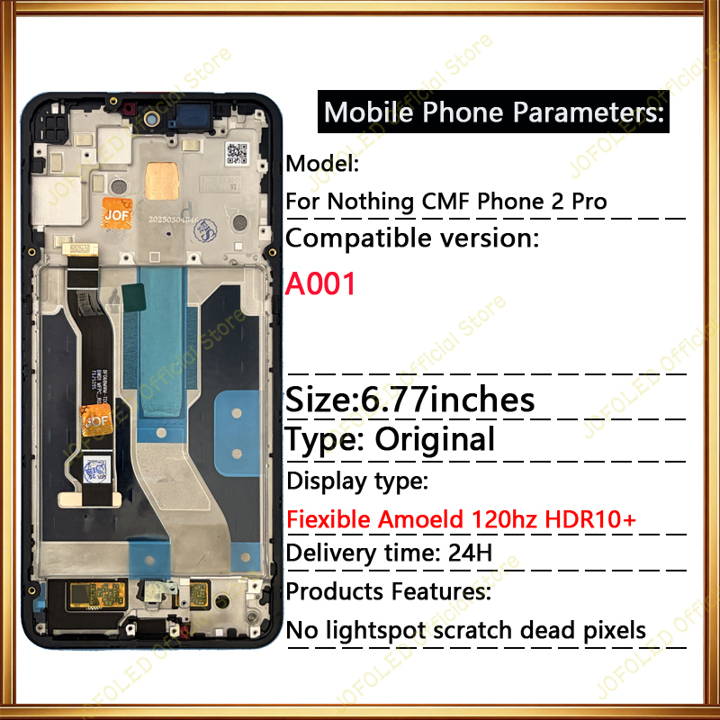6,77 Zoll Original FHD+ 120Hz  – Phone Accessories Display Board Bewertung und Preis